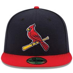 St. Louis Cardinals Alternate 2 Authentic Collection On-Field 59FIFTY Fitted Hat Navy/Red | New Era