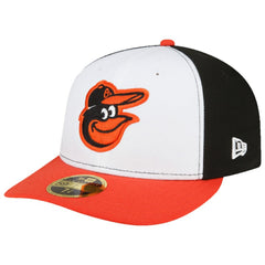 Baltimore Orioles Home Authentic Collection On-Field Low Profile 59FIFTY Fitted Hat White/Orange | New Era