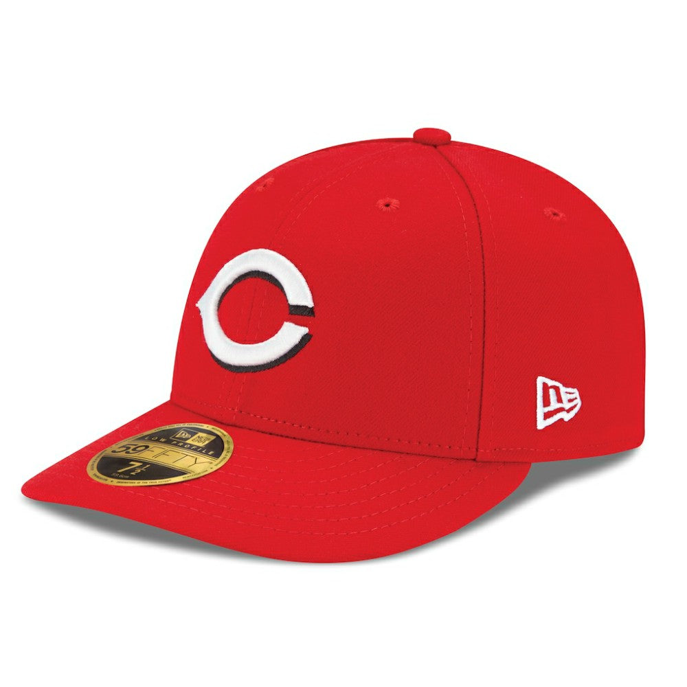 Cincinnati Reds Authentic Collection On Field Low Profile Home 59FIFTY Fitted Hat Red | New Era