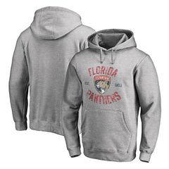 Florida Panthers Heritage Pullover Hoodie Ash