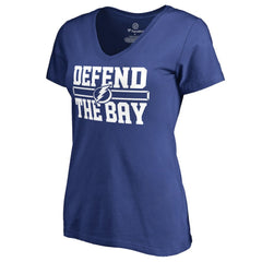 Tampa Bay Lightning Women's Hometown Collection Defend T-Shirt Blue
