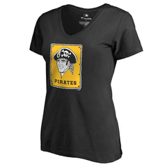 Pittsburgh Pirates Women's Cooperstown Collection Forbes T-Shirt Black
