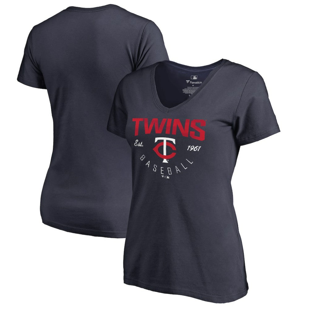 Minnesota Twins Women's Live For It T-Shirt Navy
