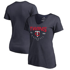 Minnesota Twins Women's Live For It T-Shirt Navy