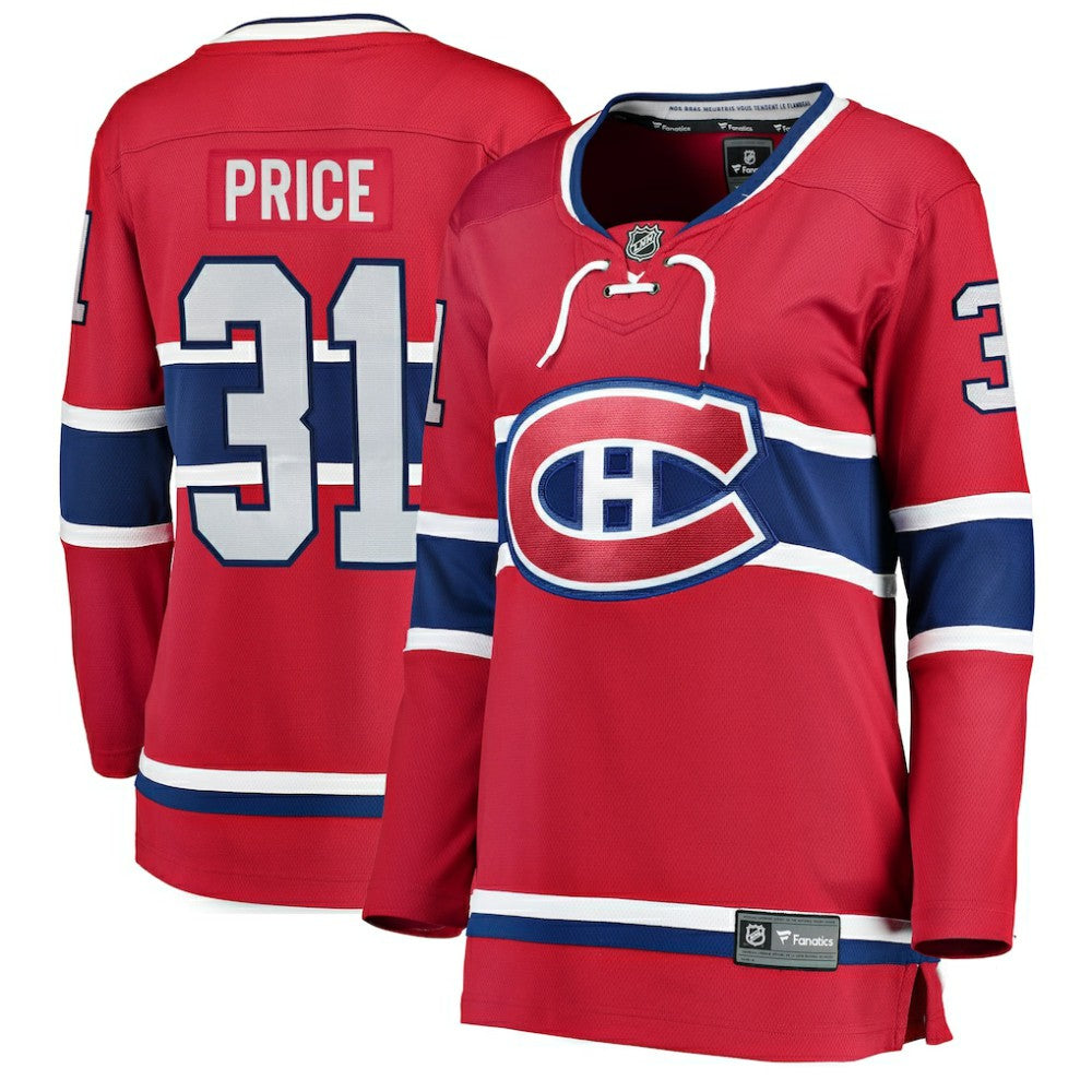 Carey Price Montreal Canadiens Fanatics Women's Home Breakaway Jersey Red