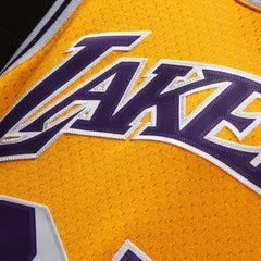 Magic Johnson Los Angeles Lakers 1984/85 Hardwood Classics Swingman Jersey - Gold