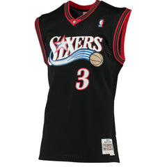 Allen Iverson Philadelphia 76ers 2000/01 Hardwood Classics Swingman Jersey sale - Black