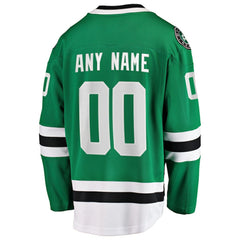 Dallas Stars Fanatics Home Breakaway Custom Jersey Green