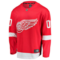 Detroit Red Wings Fanatics Home Breakaway Custom Jersey Red