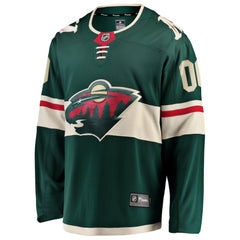 Minnesota Wild Fanatics Home Breakaway Custom Jersey Green