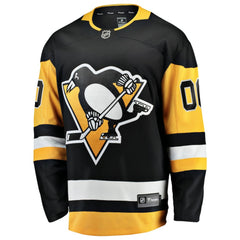 Pittsburgh Penguins Fanatics Home Breakaway Custom Jersey Black