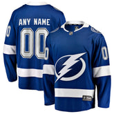 Tampa Bay Lightning Fanatics Home Breakaway Custom Jersey Blue