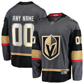 Vegas Golden Knights Fanatics Alternate Breakaway Custom Jersey Gray