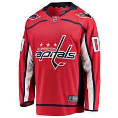 Washington Capitals Fanatics Home Breakaway Custom Jersey Red