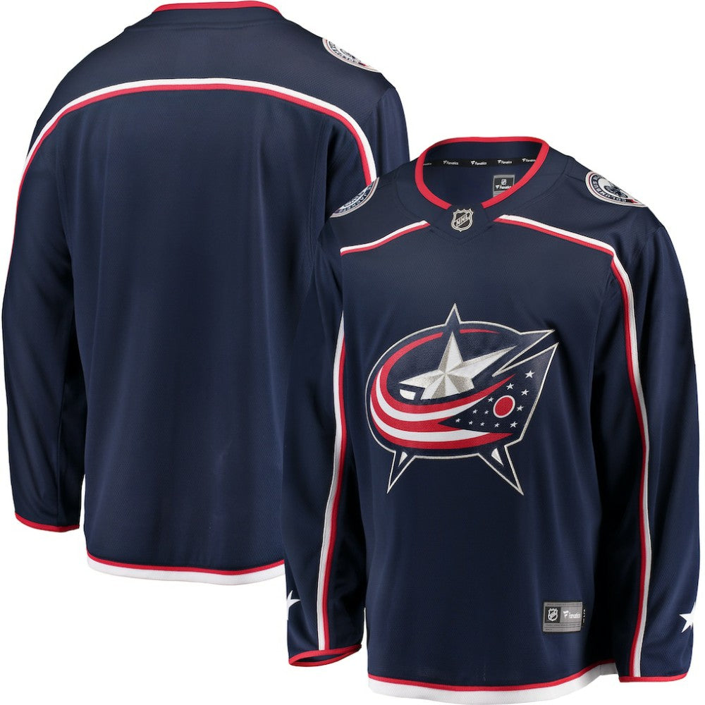 Columbus Blue Jackets Fanatics Breakaway Home Jersey Navy