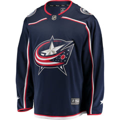 Columbus Blue Jackets Fanatics Breakaway Home Jersey Navy