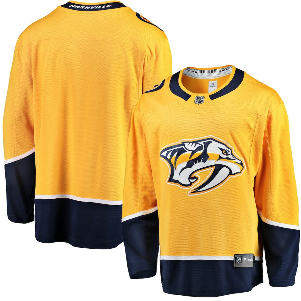 Nashville Predators Fanatics Breakaway Home Jersey Gold