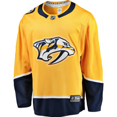 Nashville Predators Fanatics Breakaway Home Jersey Gold