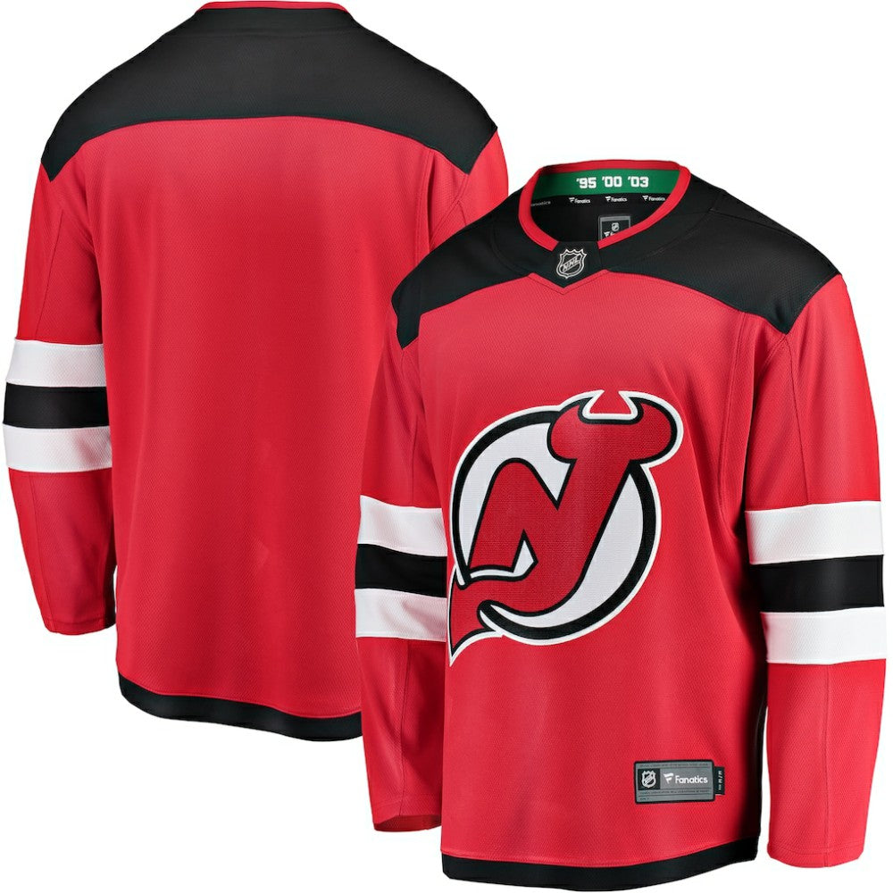 New Jersey Devils Fanatics Breakaway Home Jersey Red