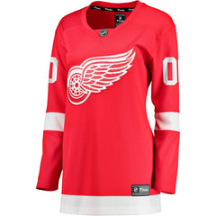Detroit Red Wings Fanatics Women's Home Breakaway Custom Jersey Red