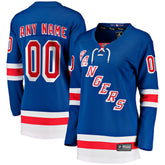 New York Rangers Fanatics Women's Home Breakaway Custom Jersey Blue