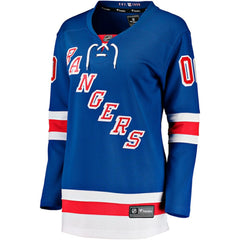 New York Rangers Fanatics Women's Home Breakaway Custom Jersey Blue