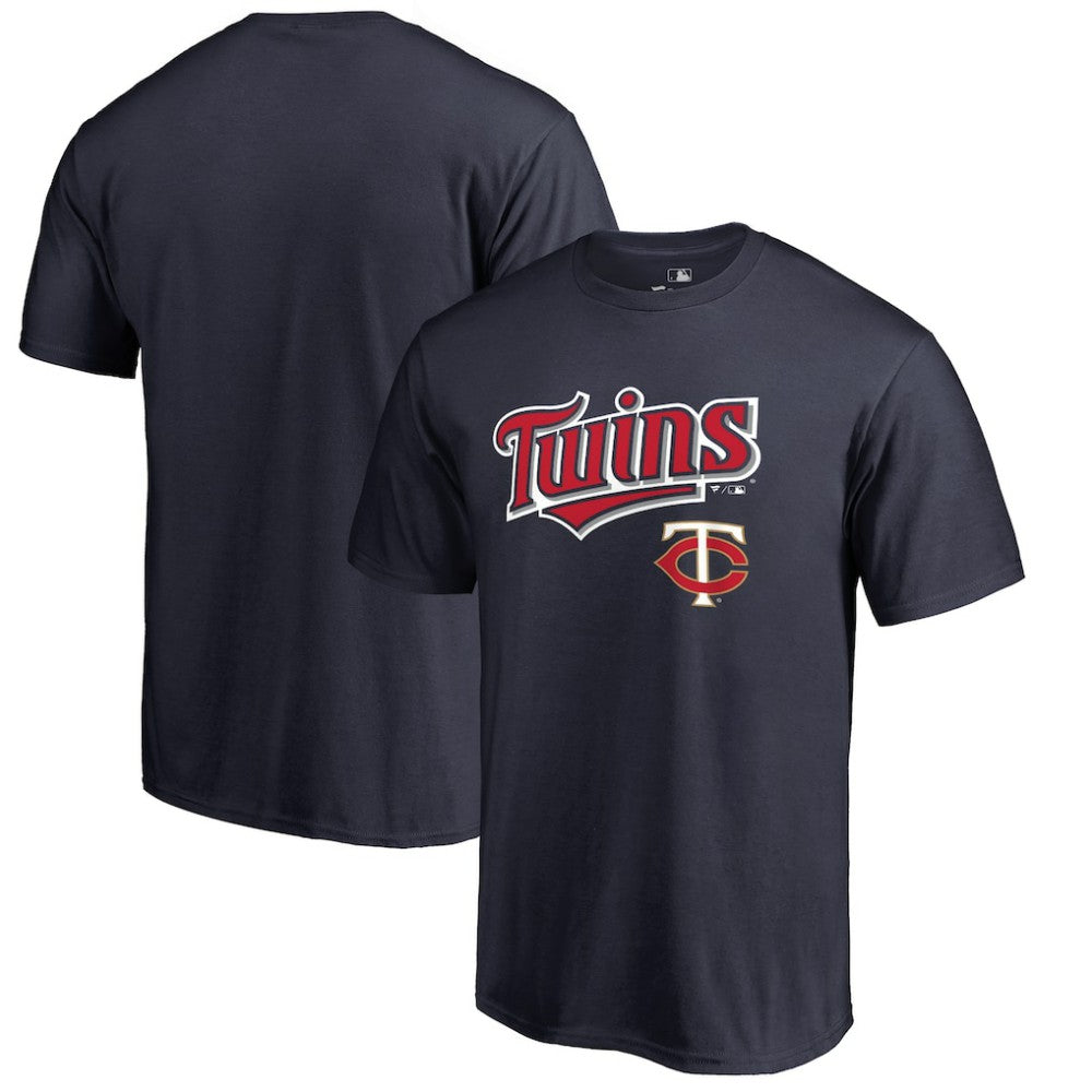 Minnesota Twins Team Lockup T-Shirt Navy