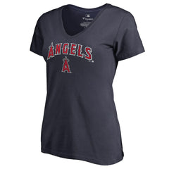Los Angeles Angels Women's Team Lockup T-Shirt Navy