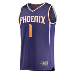Devin Booker Phoenix Suns Fast Break Replica Jersey Purple - Icon Edition