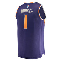 Devin Booker Phoenix Suns Fast Break Replica Jersey Purple - Icon Edition