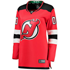 New Jersey Devils Fanatics Women's Home Breakaway Custom Jersey Red