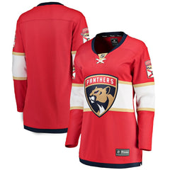 Florida Panthers Fanatics Women's Home Breakaway Jersey Red