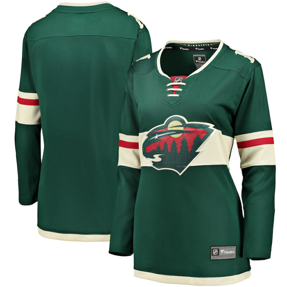 Minnesota Wild Fanatics Women's Home Breakaway Jersey Green