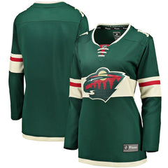 Minnesota Wild Fanatics Women's Home Breakaway Jersey Green