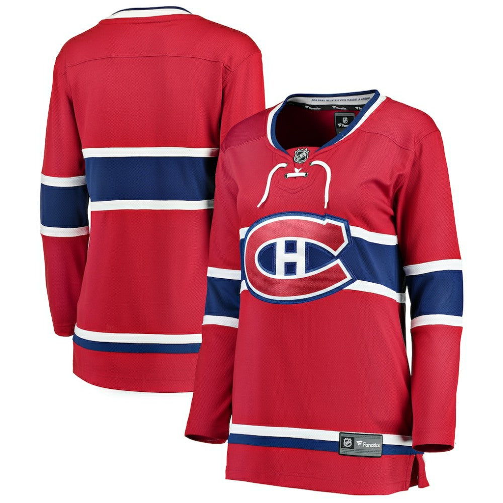 Montreal Canadiens Fanatics Women's Home Breakaway Jersey Red