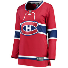 Montreal Canadiens Fanatics Women's Home Breakaway Jersey Red