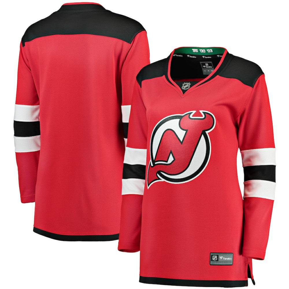 New Jersey Devils Fanatics Women's Home Breakaway Jersey Red