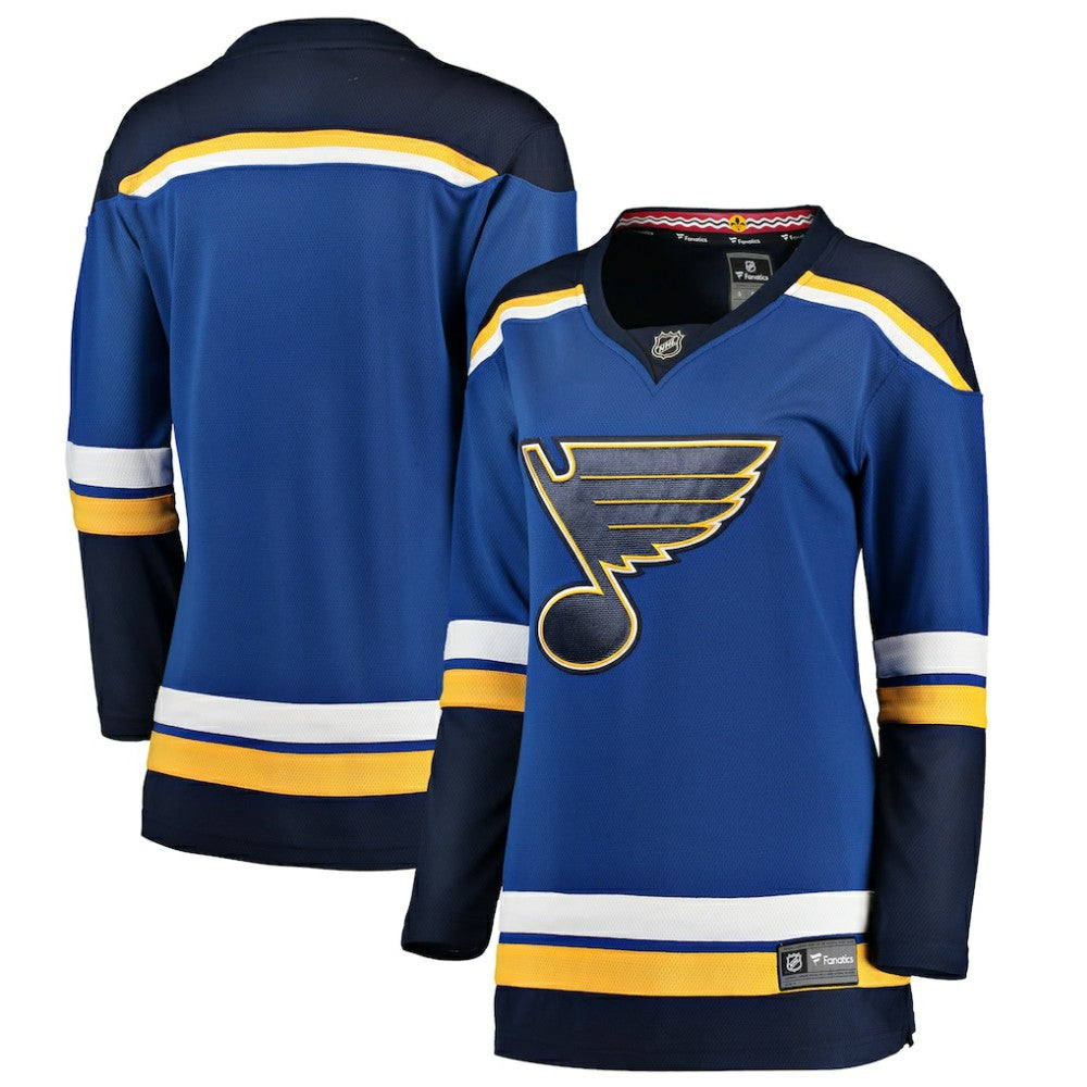 St. Louis Blues Fanatics Women's Home Breakaway Jersey Blue