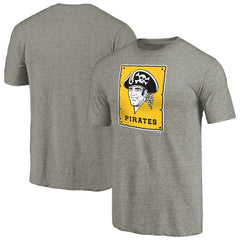 Pittsburgh Pirates Cooperstown Collection Forbes Tri-Blend T-Shirt Ash
