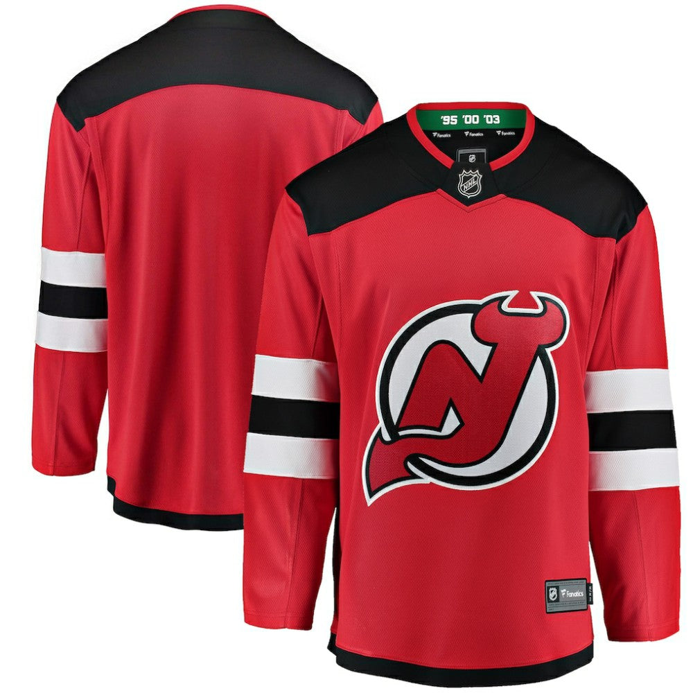 New Jersey Devils Fanatics Youth Breakaway Home Jersey Red
