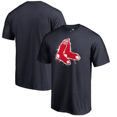 Boston Red Sox Splatter Logo T-Shirt Navy