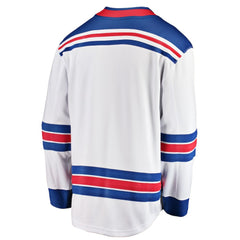New York Rangers Fanatics Youth Away Breakaway Jersey White