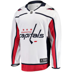 Washington Capitals Fanatics Youth Away Breakaway Jersey White