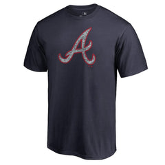 Atlanta Braves Static Logo T-Shirt Navy