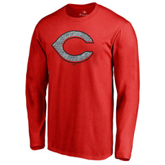 Cincinnati Reds Static Logo Long Sleeve T-Shirt Red