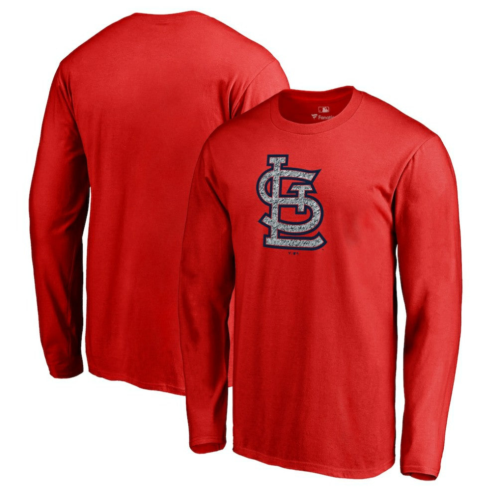 St. Louis Cardinals Static Logo Long Sleeve T-Shirt Red