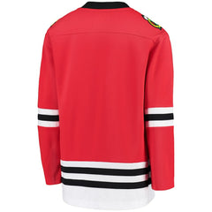 Chicago Blackhawks Fanatics Youth Home Replica Blank Jersey Red