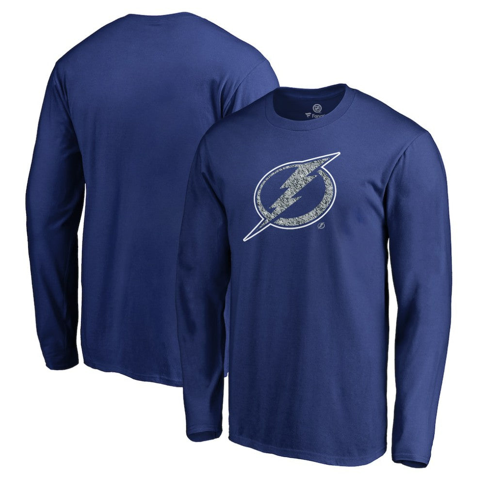 Tampa Bay Lightning Static Logo Long Sleeve T-Shirt Blue