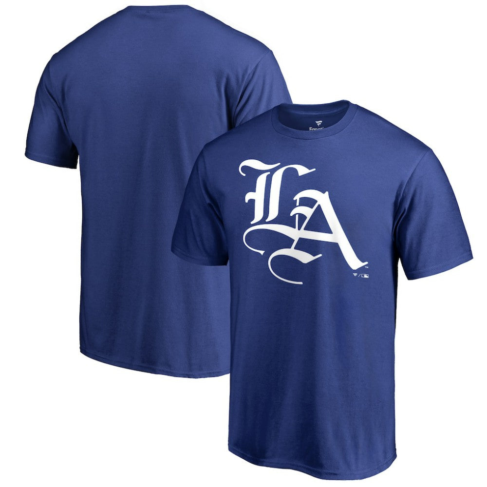 Los Angeles Dodgers Men's Hometown Collection LA Times T-Shirt Royal