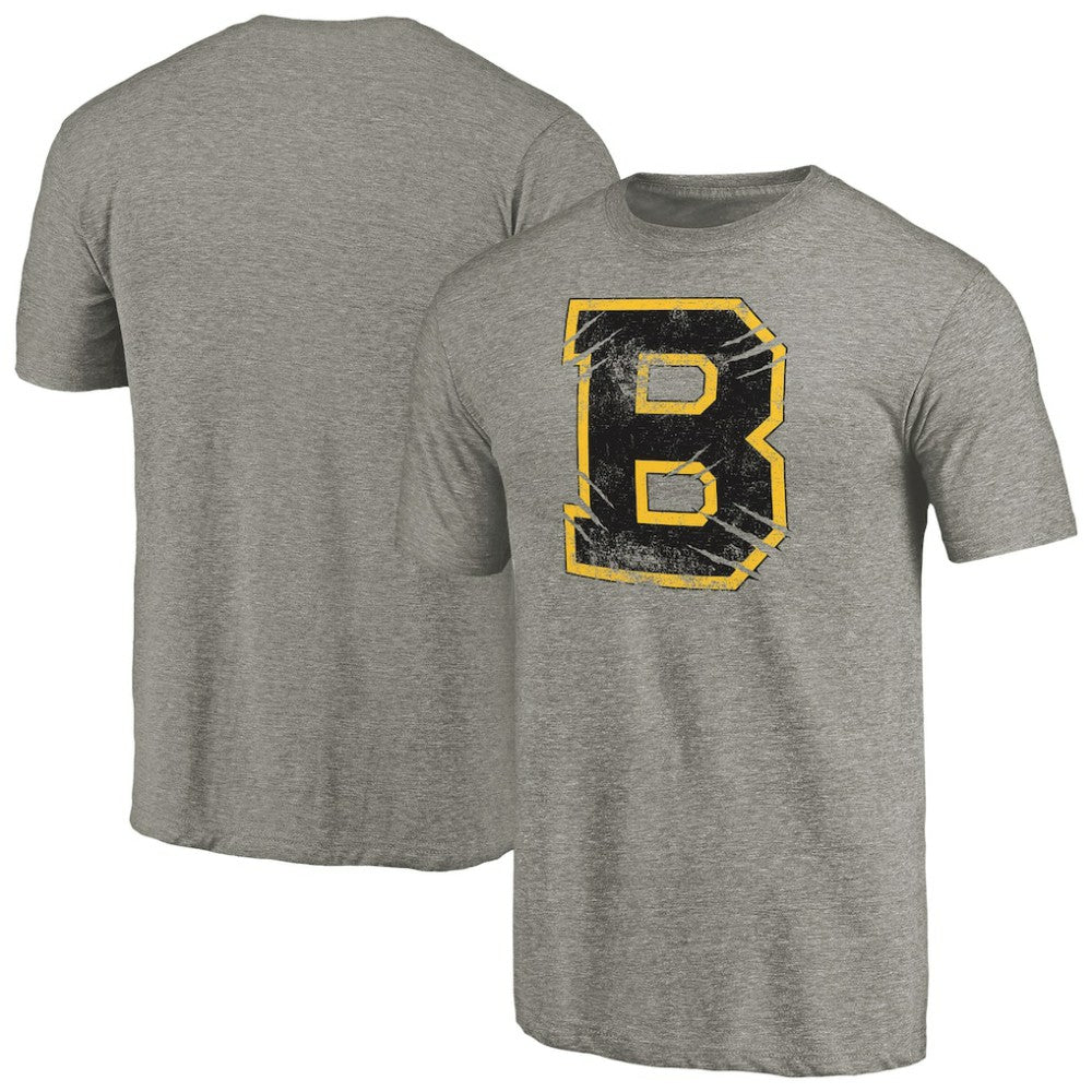 Boston Bruins Hometown Collection Tri-Blend T-Shirt Gray